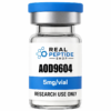 AOD 9604 peptide for weight loss vial labeled Real Peptide Shop high purity research compound