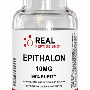 Epithalon 10mg peptide vial on a clean white background