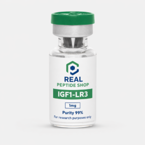 IGF-1 LR3 1mg research peptide vial for laboratory studies