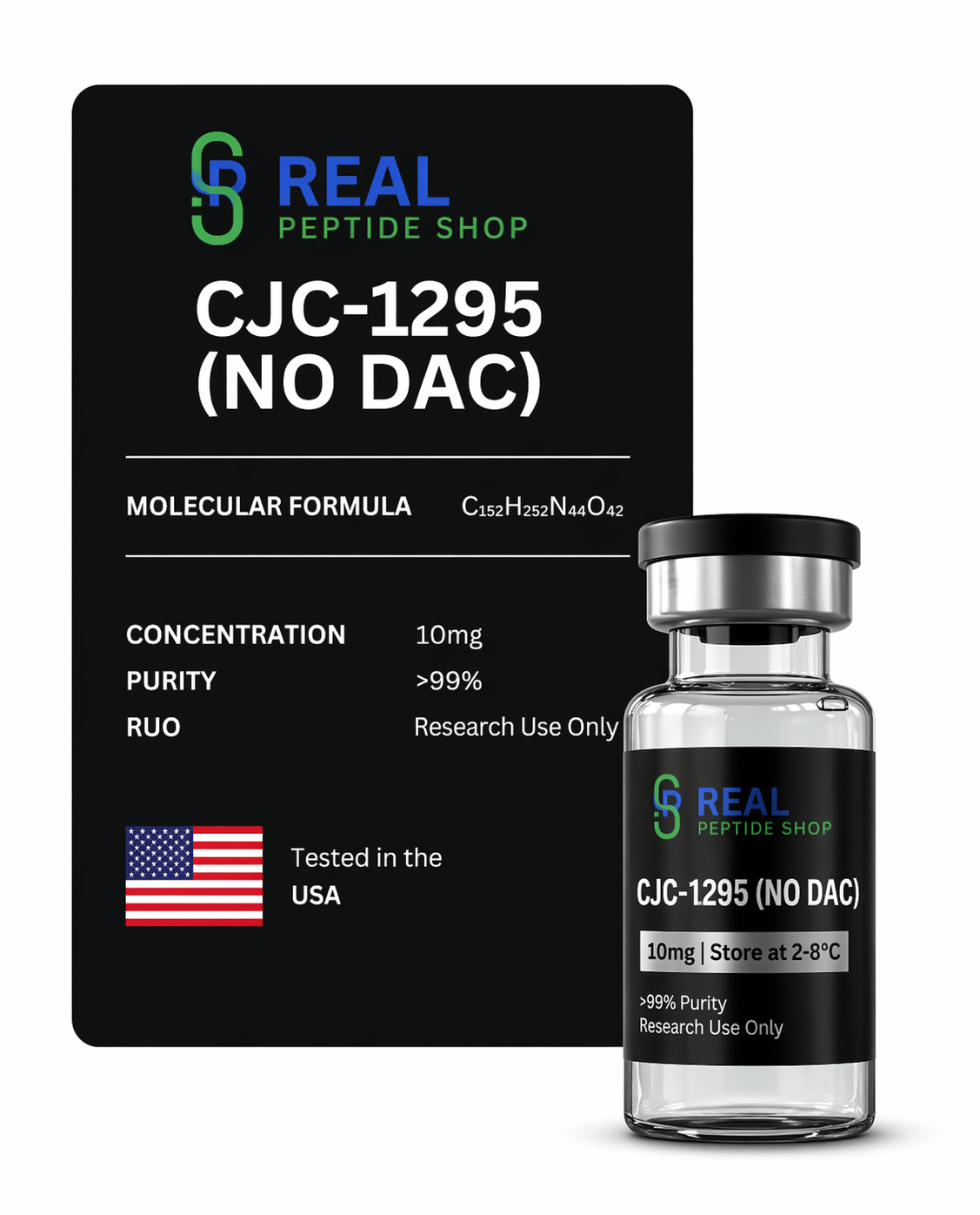 CJC-1295 No DAC 10mg Research Peptide For Laboratory Use