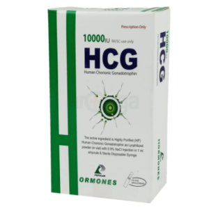 HCG 10000iu injection vial for fertility and hormone support use